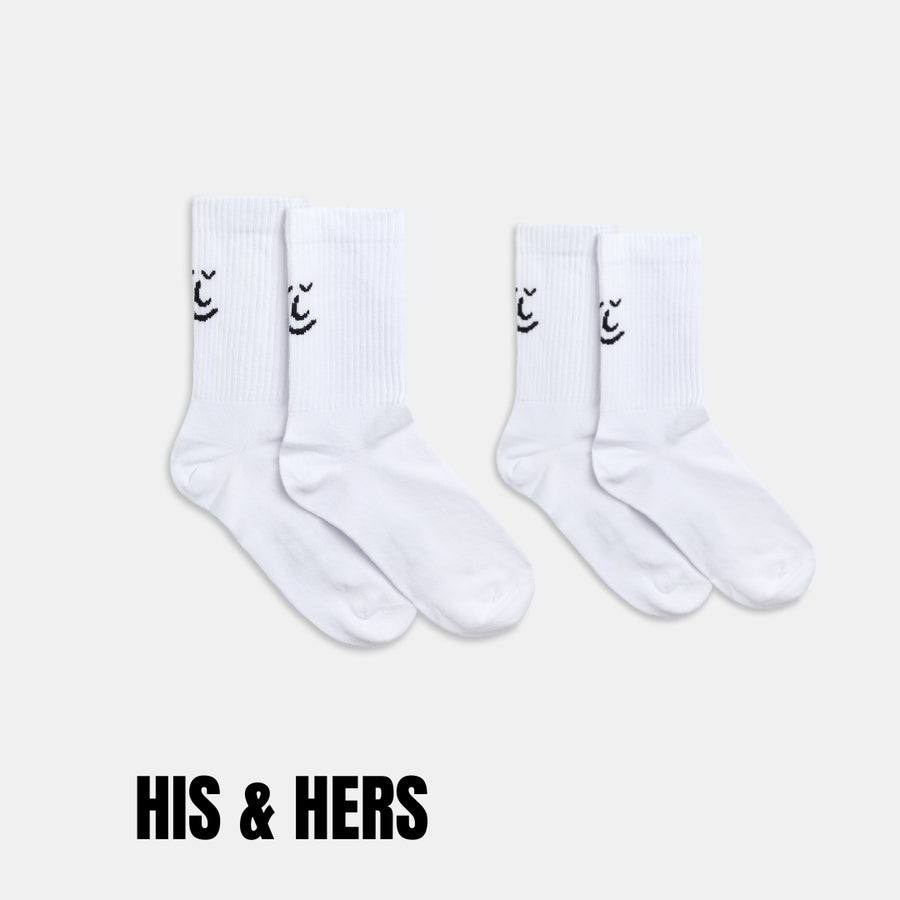 His & Hers Sporty & Kind Organic Cotton Socks Set