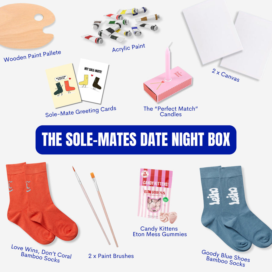 The Sole-Mates Date Night Cosy Painting Box