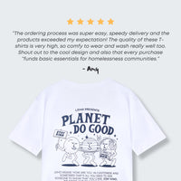 Planet Do Good White Organic Cotton Graphic T-shirt