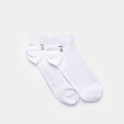 It's Cool To Care White Bamboo Sneaker Socks